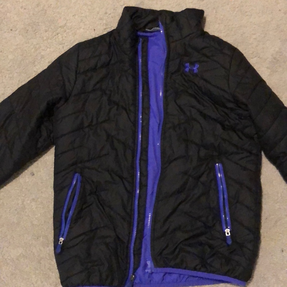 Black and purple under amour jacket